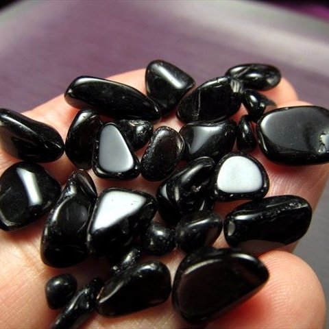 【厄除け・浄化】モリオン さざれ石 50g【黒水晶】