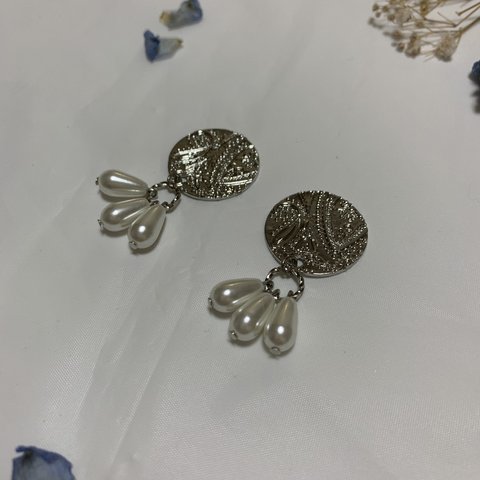 シルバーコインピアス/イヤリング