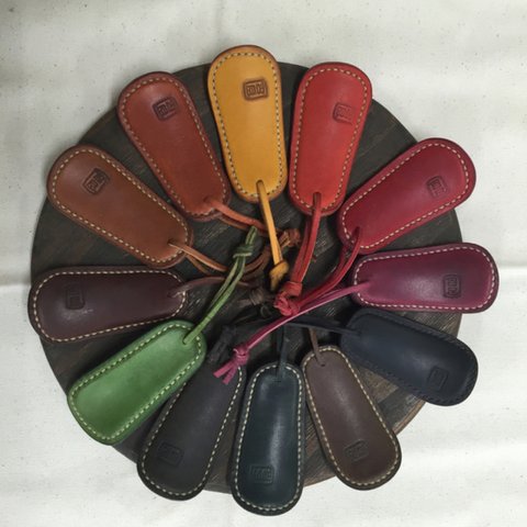 イタリア革 エルバマット使用の靴ベラ