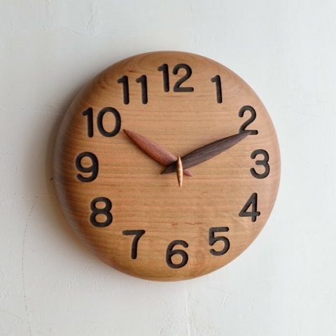 ～手作り木製時計～（２５cm）