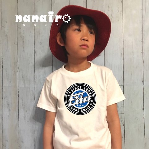 半袖☆4色から選べる名前入りTシャツ☆【90-120】カッコいい！ロゴマーク