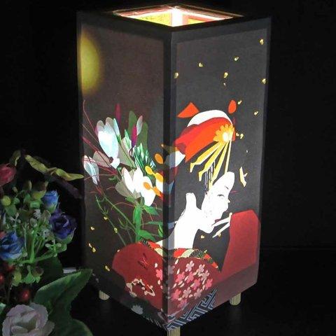 華燭の宿り木／花魁哀愁　LED・厚上質紙張貼・軽量／MK-037