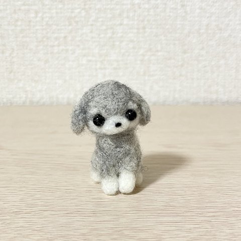 ミニチュアシュナウザー　羊毛フェルト