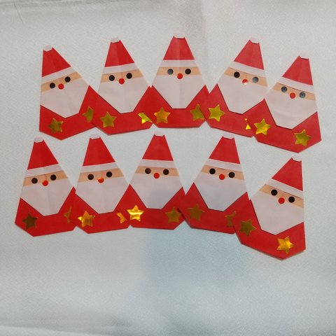 折り紙サンタクロース🎅