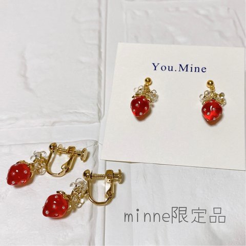 【 minne限定品】小粒いちご🍓