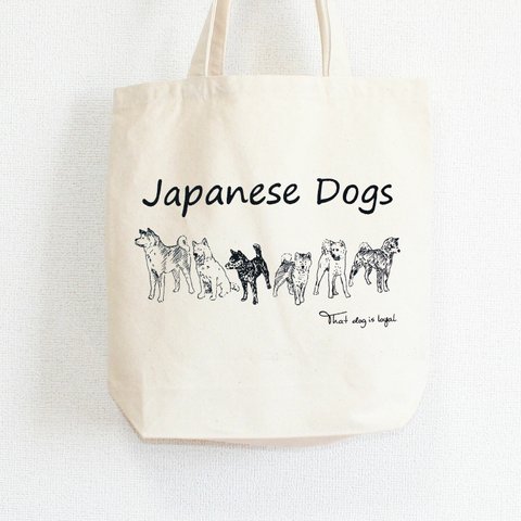 日本犬・柴犬　トートバッグ