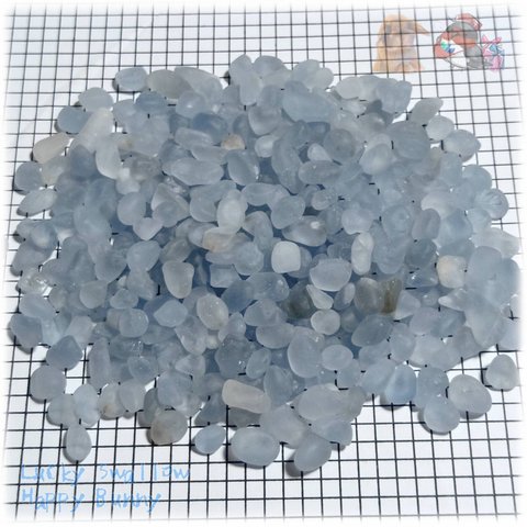 🌟 大 セレスタイト さざれ石 タンブル マダガスカル産 100ｇ 天青石 Celestite ♪