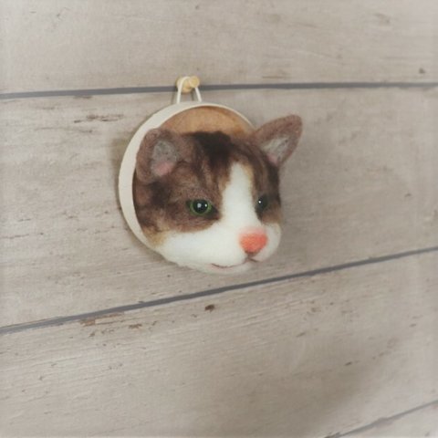 壁掛け　★キジトラ猫