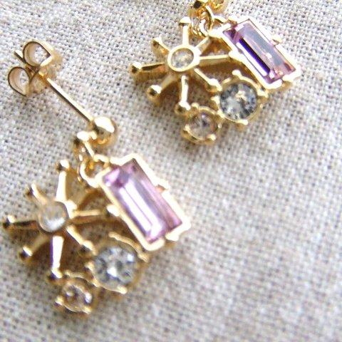 《再販》ビジュー スタッドピアス