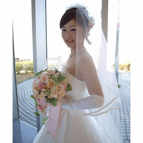 ウェディングベール ロング 3m【リリア】結婚式