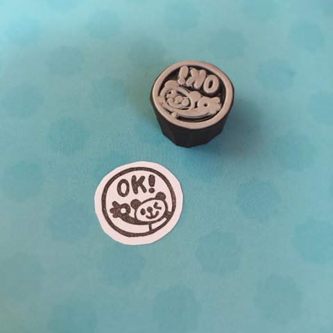 パンダちゃん「OK!」サイン はんこ