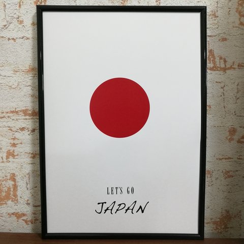 アートポスター　LET'S GO JAPAN