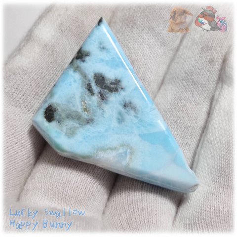 約48mm ラリマー ドミニカ産 Larimar No.5643