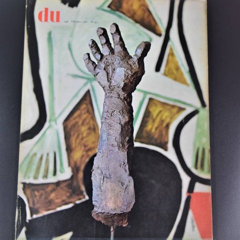 古い/雑誌/洋書/ドイツ語/du/1961年/Kulturelle Monatsschrift/ピカソ/PABLO PICASSO