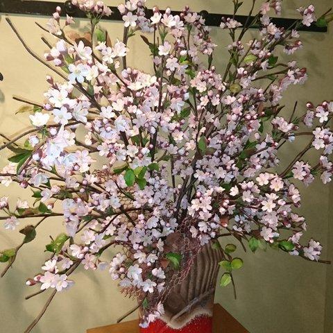 ~クレイflower(粘土)桜ソメイヨシノ～🌸