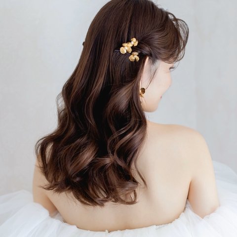  MA185　 ヘアピン ウェディング　ブライダル　花嫁　ヘッドアクセサリー　結婚式飾り ヘッドドレス ヘッドアクセサリー  結婚式　前撮り　花嫁　フォトウェディング