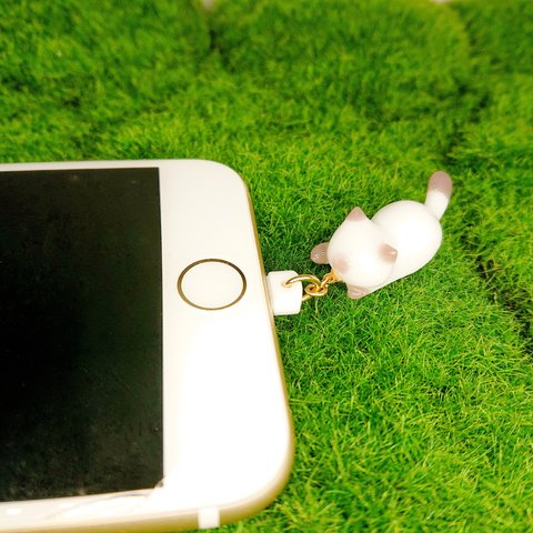 【再販】iPhone充電口ジャック【シャム猫】