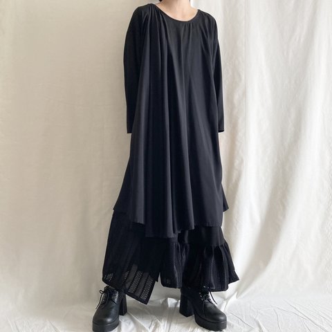 Half drape robe