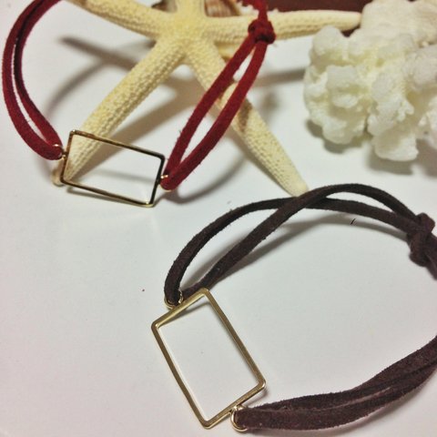 SHIKAKU Bracelet ダークブラウン