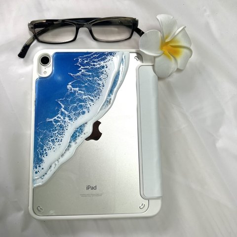 iPad mini6   カバー　iPadケース　タブレットカバー　海　Sea オーダー　サイズ変更可能