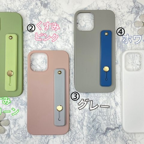 送料無料 大人気 くすみカラー スマホケース iPhoneケース マットTPUケース  大人 可愛い スライドベルト スタンド