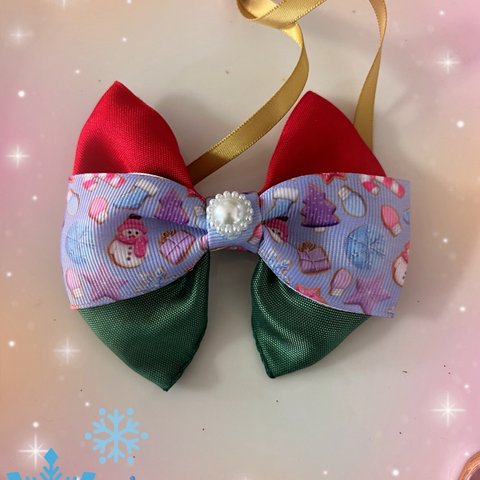 クリスマスリボン🎀雪だるま⛄️