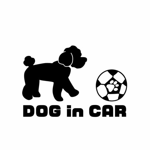 DOG IN CAR　カッティングステッカー