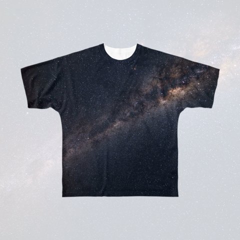 【New!】Galaxy Graphic Tee Shirt - Milky Way -｜銀河柄Tシャツ【限定販売♪】