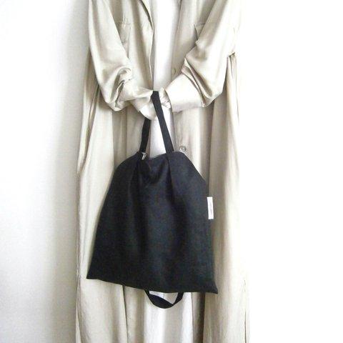 linen×花cotton TuckBag