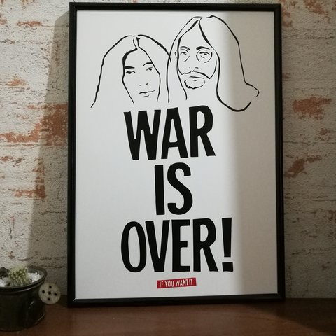 アートポスター　WAR IS OVER!