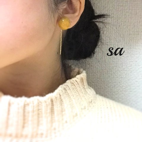 mustard★twist stickピアス