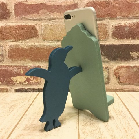 ペンギンのスマホスタンド・iPhoneスタンド☆