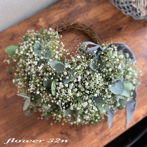 かすみ草 - リースの人気通販 | minne 国内最大級のハンドメイド かすみ草 - リースの人気通販 | minne 国内最大級のハンドメイド