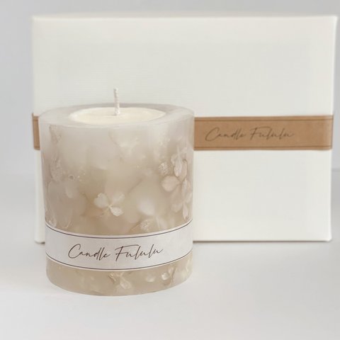 アジサイゴールド-Soy Candle White Gold hydrangea 