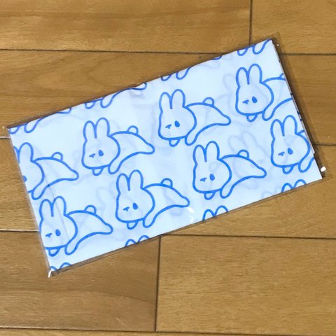 はねるうさぎの手拭い