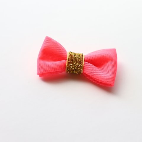 NEON  pink  pin  gold