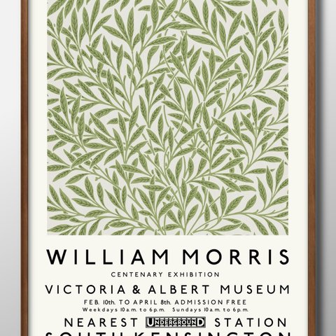 11267■A3アートポスター『ウィリアムモリス』絵画/イラスト/マット/北欧
