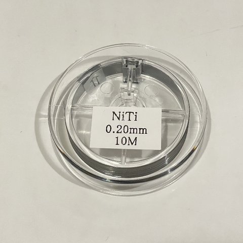 Ti 形状記憶 チタンワイヤー 0.2mm 10m巻　NiTi 0.20mm fs-0034