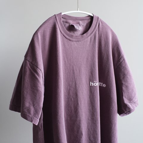 ヴィンテージライクTシャツ半袖Tシャツ / hutte / ラズベリー