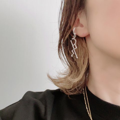 【Silver925】Scribble ear cuff