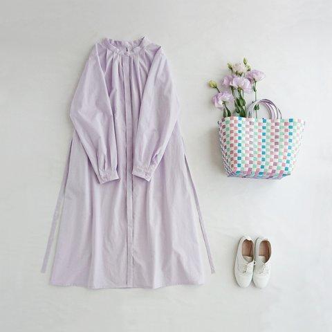 ２WAYコットンタックワンピース　Lavender