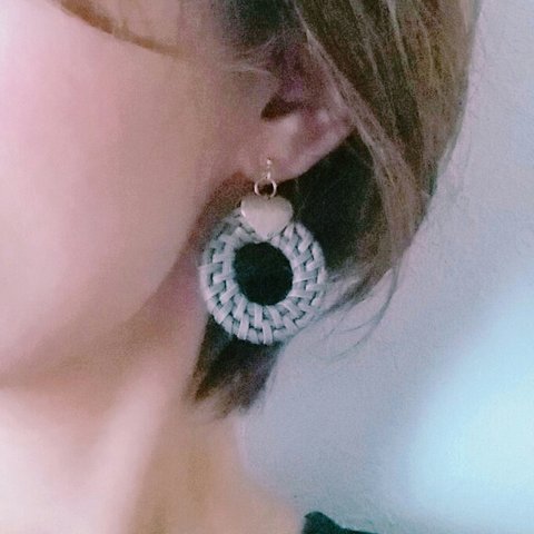 ラタン♡ピアス