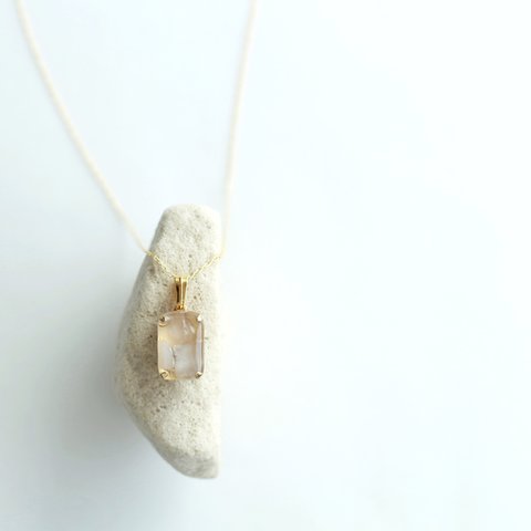 gemstone jewelry  ムーンストーンのネックレス