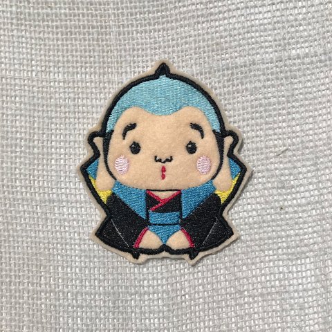 福ちゃんフェルト刺繍パッチ