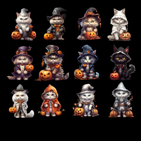 HALLOWEEN CAT Vol.1 フレークシール