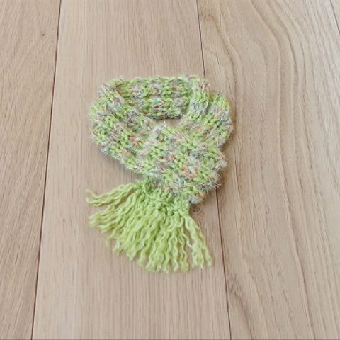 【50%off】🐩小”ペットマフラー”送料込み・暖か手編み