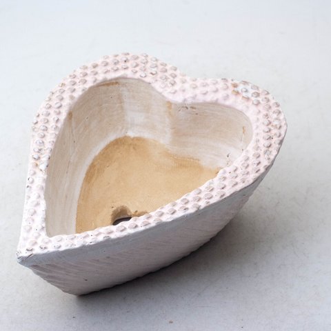 陶器製　#多肉植物 の欲しがる植木鉢-ときめき A深cd-ピンク8496