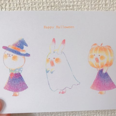 ハロウィンポストカードセット👻