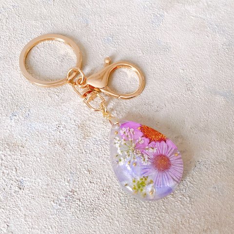 SALE♡押し花✿︎キーホルダー