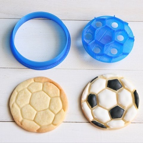 サッカーボール【※スタンプのみ】クッキー型・クッキーカッター